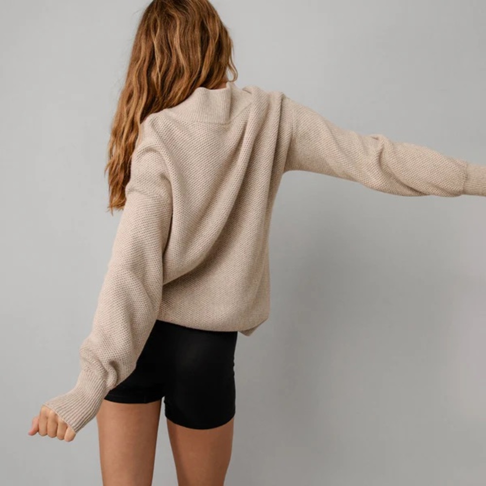 Lunya Cotton Silk Henley Sweater XS/S - Picture 3 of 9
